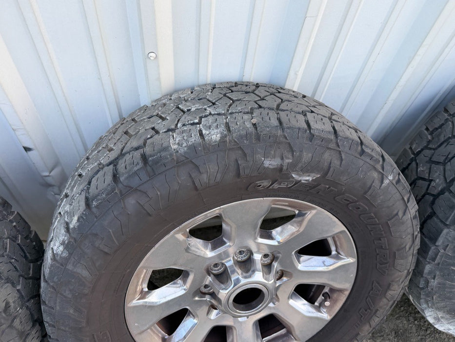 2017 FORD F250 KING RANCH WHEELS RIMS 35X11.50R20 TOYO OPEN COUNTRY A/T TIRES