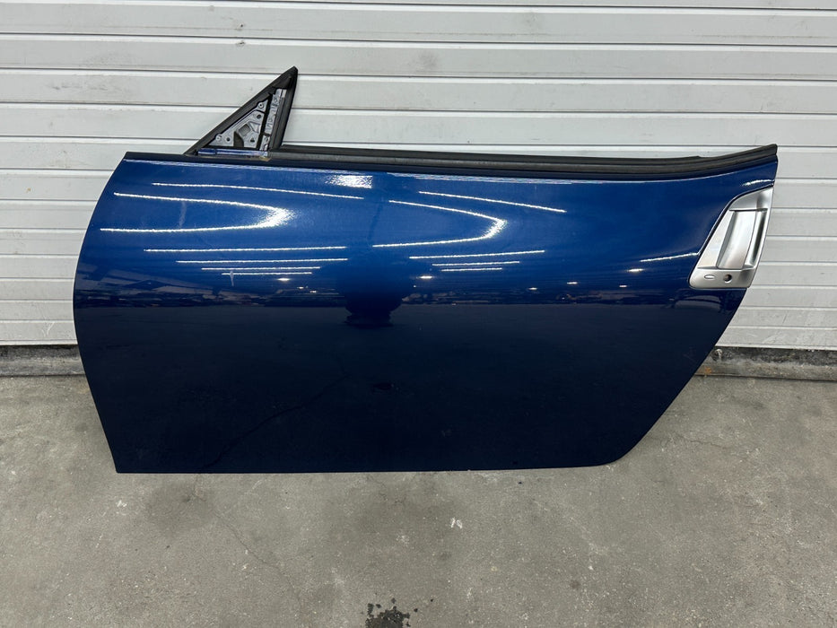 2013 NISSAN 370Z LEFT DOOR SHELL MIDNIGHT BLUE OEM *WEAR 3,4* LOCAL PICKUP ONLY