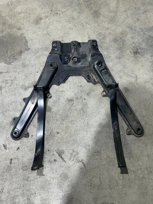 2014 PORSCHE 911 TURBO S FUEL TANK LOWER SUPPORT BRACE BRACKET OEM 99150423302