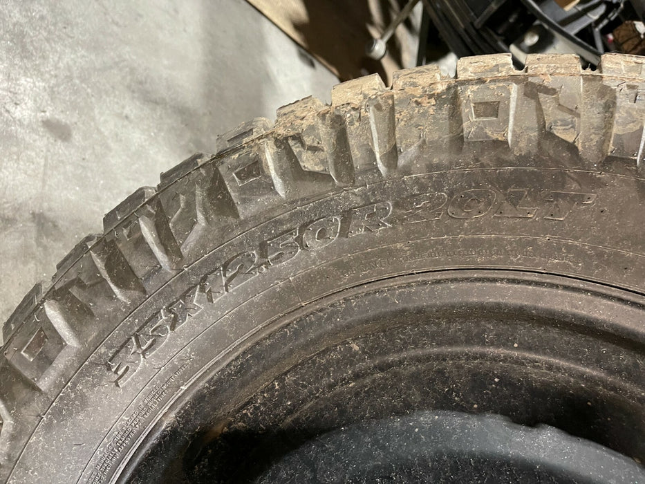 2017-2019 FORD F350 DRW REAR INNER STEEL WHEEL RIM TIRE *TIRE IS SHOT*
