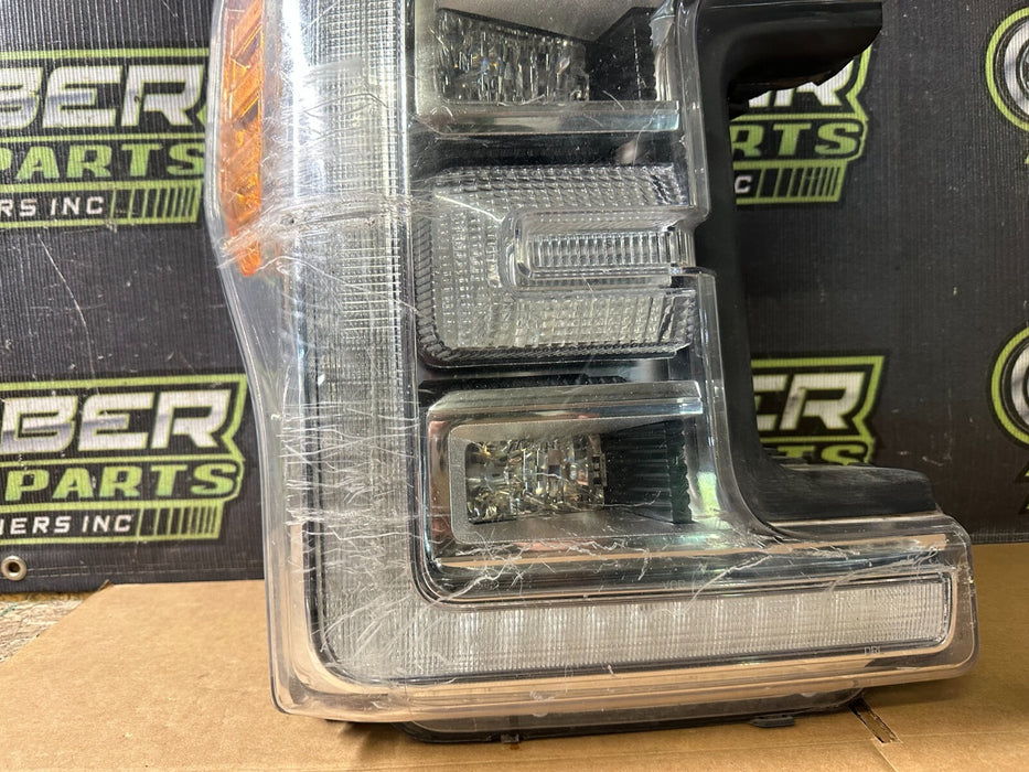 2017 2018 2019 FORD F250 F350 F450 RIGHT HEADLIGHT LED OEM W MODULE DAMAGE* READ