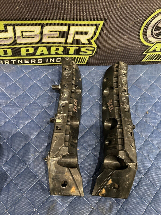 2010 NISSAN 370Z CONVERTIBLE REAR BUMPER RETAINER BRACKET PAIR LH RH OEM