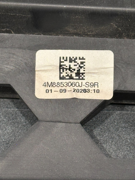 2020 2024 AUDI RS Q8 FRONT REAR LOWER DOOR MOLDING W/ CARBON FIBER TRIM OEM