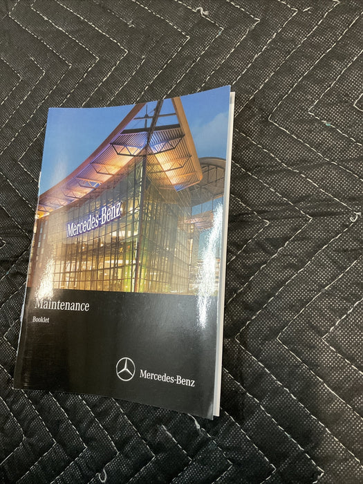 2017 MERCEDES-BENZ C63 AMG A205 OPERATOR & MAINTENANCE MANUALS W/ BAG OEM