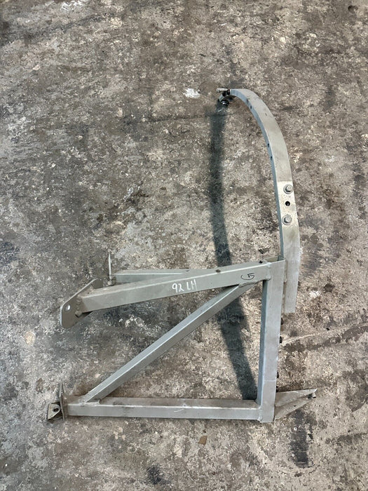 2014 AUDI R8 FRONT DRIVER LEFT FENDER RADIATOR SUPPORT STRUCTURE 420 805 371 A