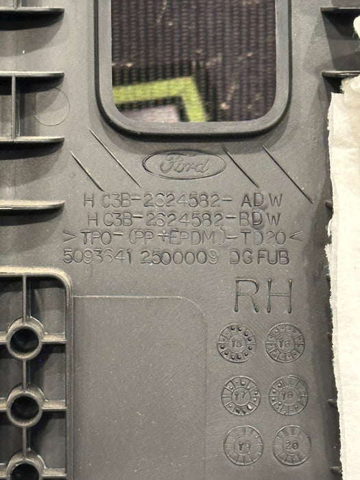 2017 2022 FORD F350 F450 PLATINUM LEFT RIGHT UPPER B PILLAR SET OEM ~SCRATCHES~