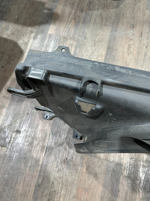 2017-2019 FORD F250 F350 UPPER FAN SHROUD OEM HC34-8L604-CD *TAB/CRACK 6 & 9*