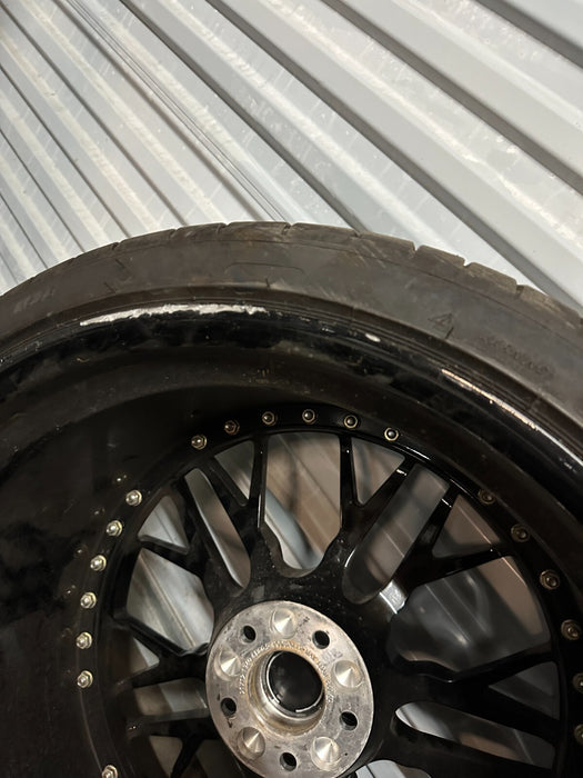 2021 AUDI R8 21X12 5X112 ANRKY REAR WHEELS RIMS PAIR TIRE GENUINE OEM ~CURBRASH~