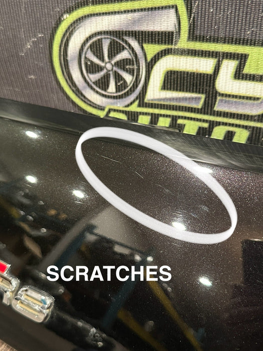 2014 AUDI R8 REAR UPPER COVER PANEL VELVET PURPLE OEM 420 807 649 C *SCRATCH 6*