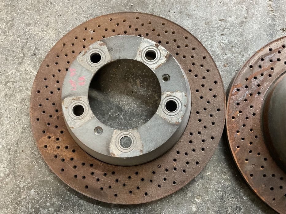 Porsche 718 982 Boxster Rear Left Right Brake Disc Rotor OEM