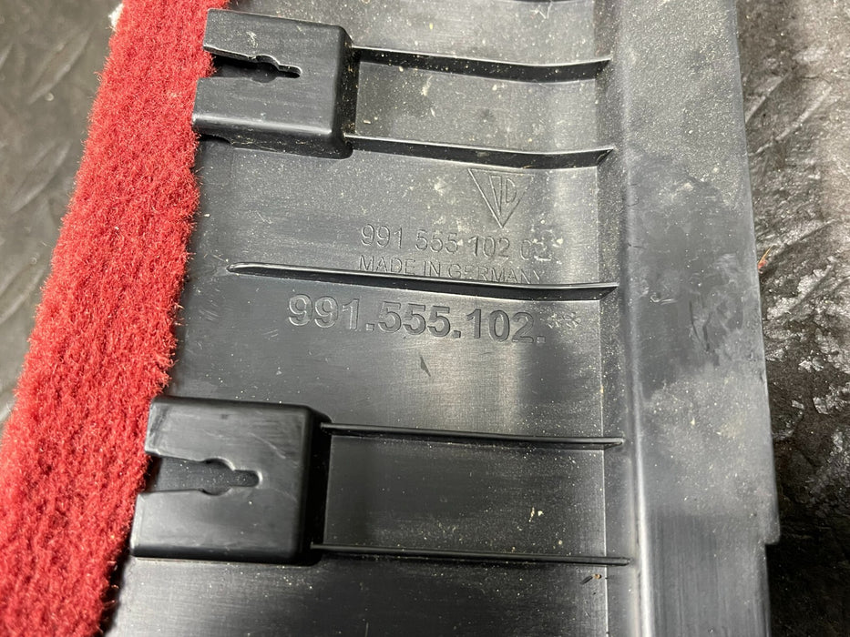 PORSCHE 718 982 BOXSTER S RIGHT COWEL KICK PANEL OEM 991.55.102