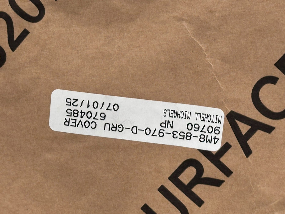 2020 AUDI RS Q8 REAR RIGHT LOWER DOOR MOLDING CARBON FIBER TRIM OEM 4M8 853 970