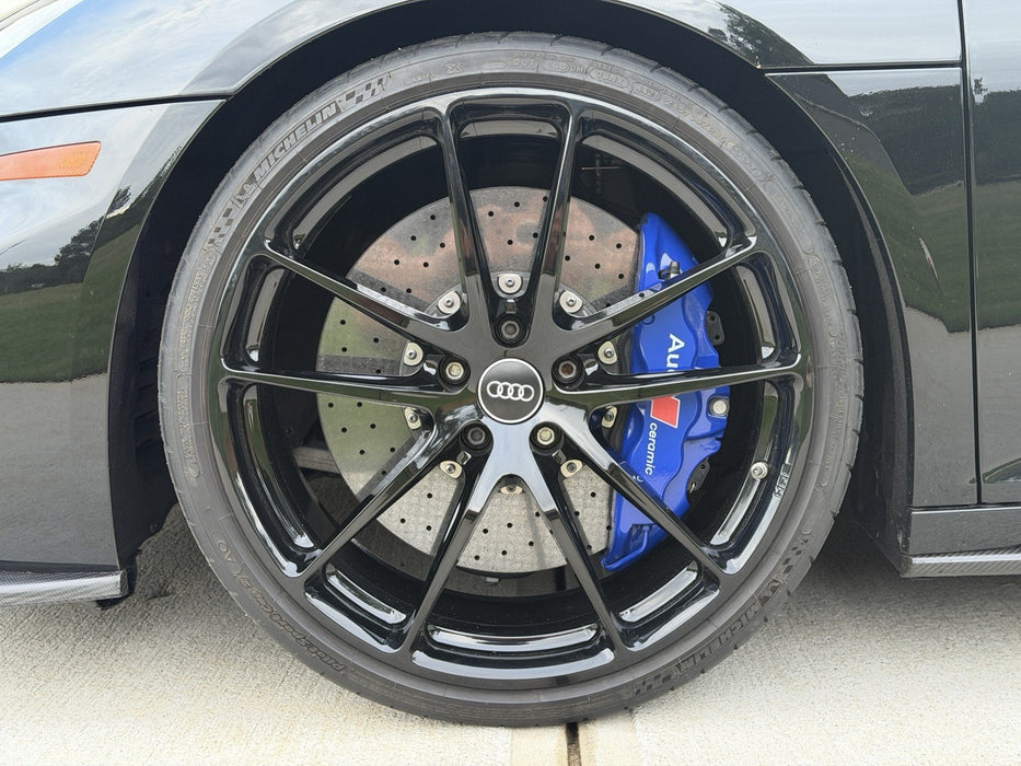 HRE P104 WHEELS 5X112 AUDI R8 HURACAN 20X9 +38 FRONT 20X12 +46 REAR GLOSS BLACK