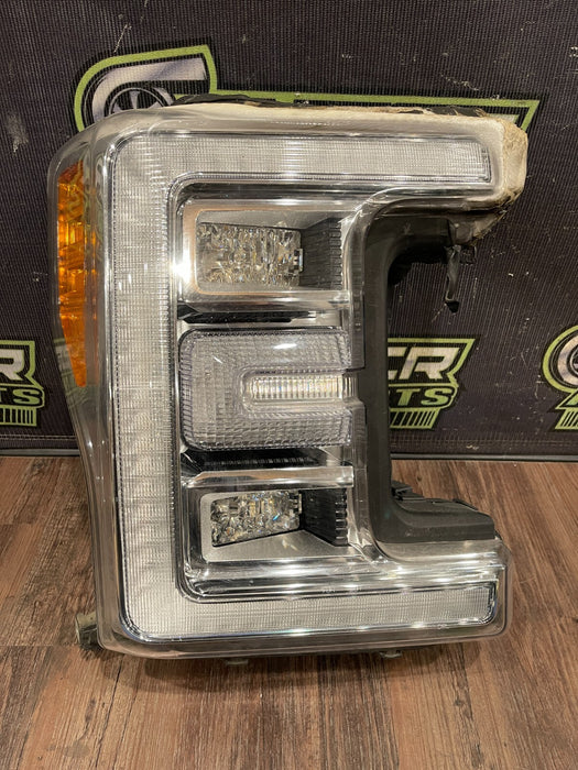 2017-2019 FORD F250 F350 F450 PASSENGER RIGHT LED HEADLIGHT OEM *BURNT/READ*