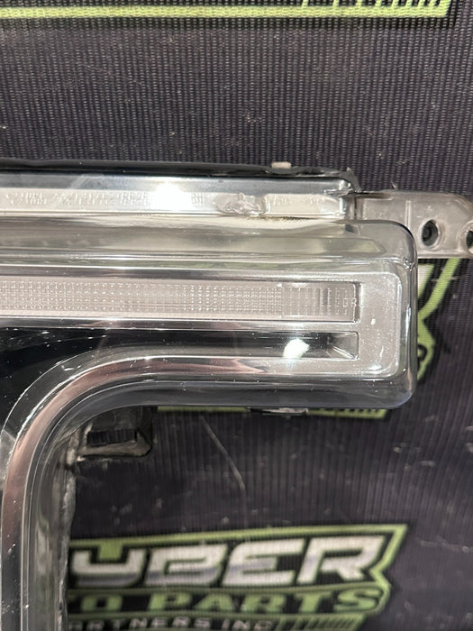 2020 2021 2022 FORD F250 F350 F450 RIGHT PASSENGER SIDE LED HEADLIGHT OEM ~CRACK