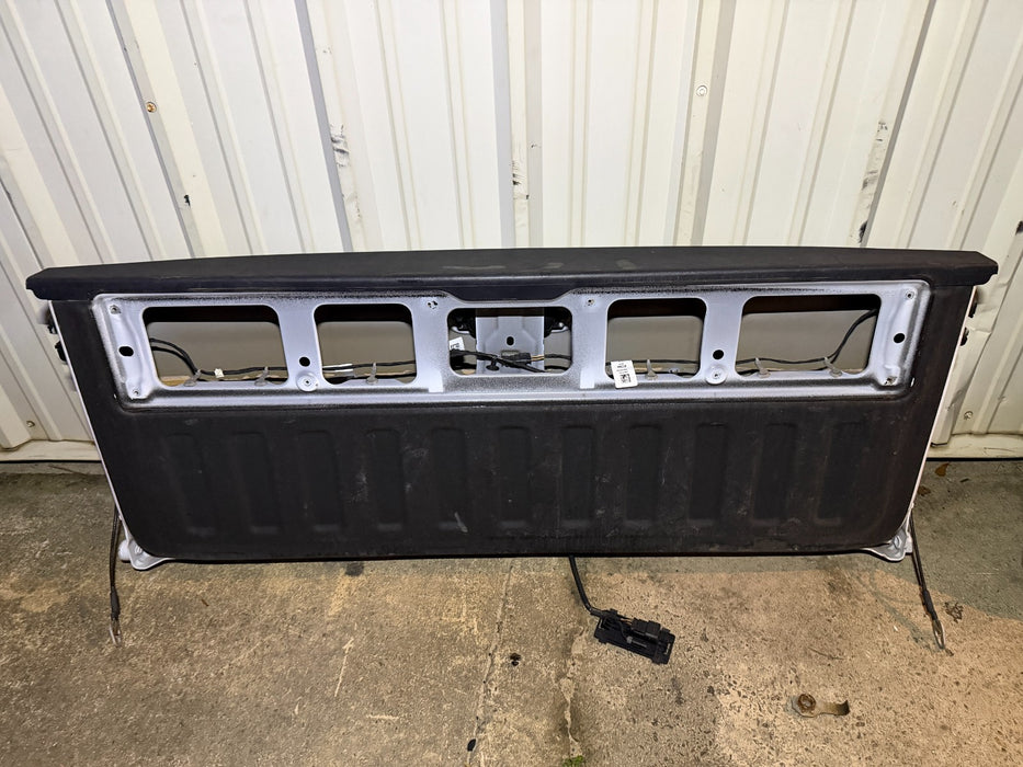 2021 RAM 1500 TRX 6.2L REAR TAIL GATE WHTE OEM COMPLETE W/ CAMERA *DAMAGE*