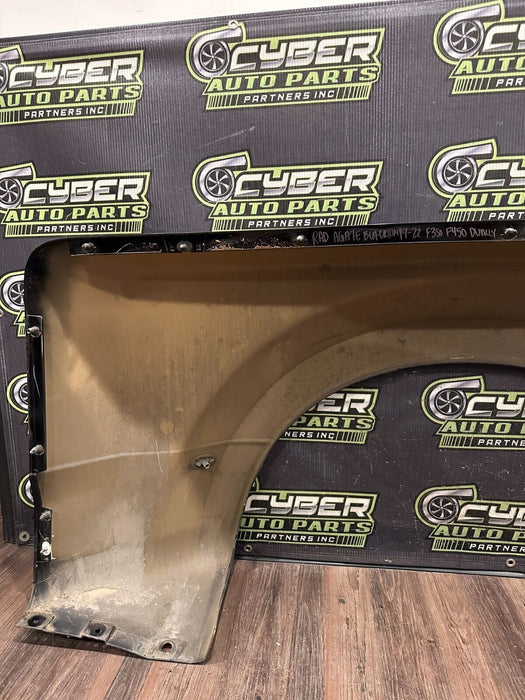 2019-22 FORD F350 F450 DUALLY LEFT BED FENDER FLARE AGATE BLACK (UM) OEM *SCUFFS
