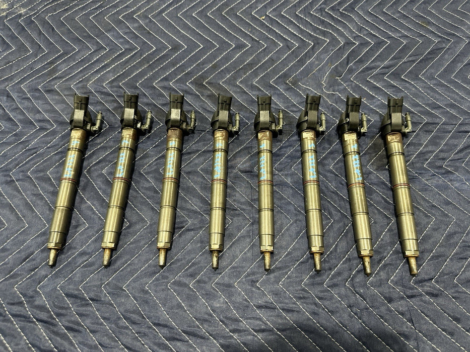 2017-2019 FORD F350 F450 SUPERDUTY DIESEL FUEL INJECTORS (8) OEM FC3Q-9K546 58K