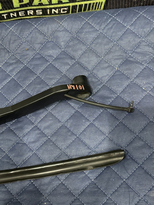 2015 JAGUAR F TYPE R FRONT LEFT & RIGHT WINDSHIELD WIPER ARM SET PAIR OEM