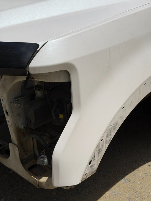 2017-2022 FORD F250 F350 KING RANCH PEARL WHITE TWO TONE DRIVER FENDER (UG, H5)