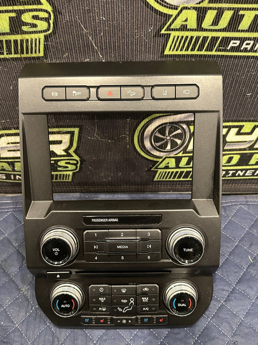 2017-2019 FORD F250 F350 CENTER DASH HVAC CLIMATE CONTROL BEZEL OEM
