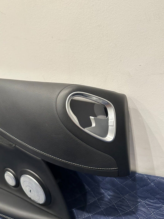 2017 MERCEDES BENZ C63 AMG CABRIOLET REAR DRIVER LEFT DOOR PANEL W ALCANTERA OEM
