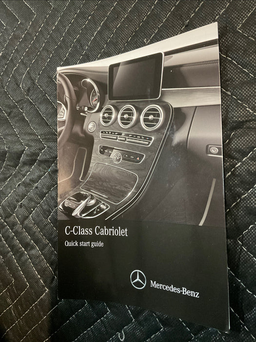 2017 MERCEDES-BENZ C63 AMG A205 OPERATOR & MAINTENANCE MANUALS W/ BAG OEM