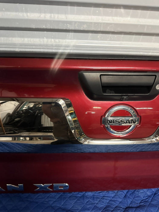2016 NISSAN TITAN XD PLATINUM RESERVE CAYENNA RED TAILGATE ~MINOR DENTS~ OEM