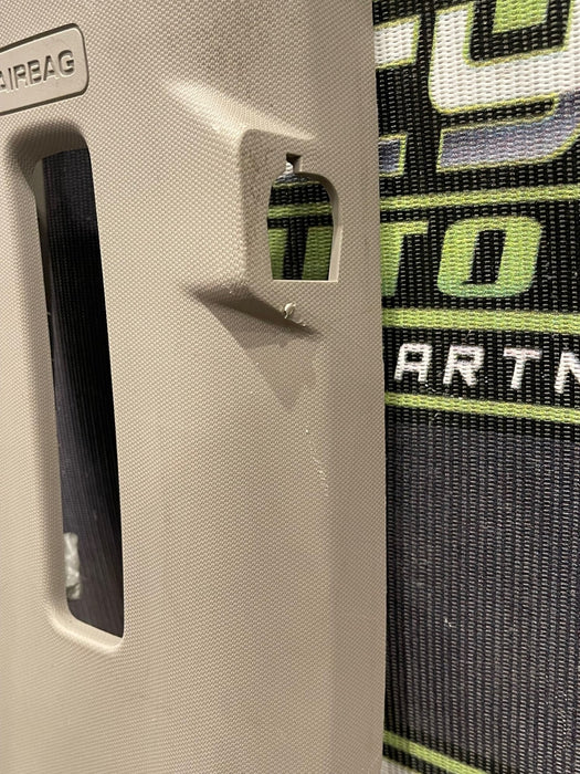 2017-2019 FORD F250 F350 F450 LIMITED LIGHT GRAY LEFT UPPER B PILLAR OEM *SCUFFS