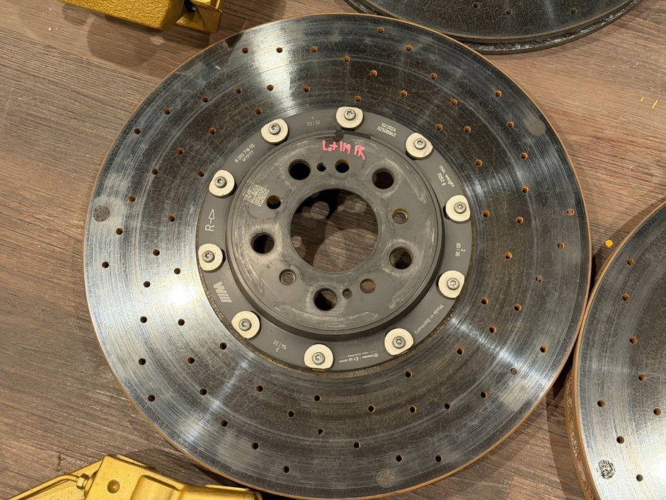 2024 BMW M3 M4 G80 G82 M CARBON CERAMIC BRAKES ROTORS CALIPERS FRONT REAR OEM 8K