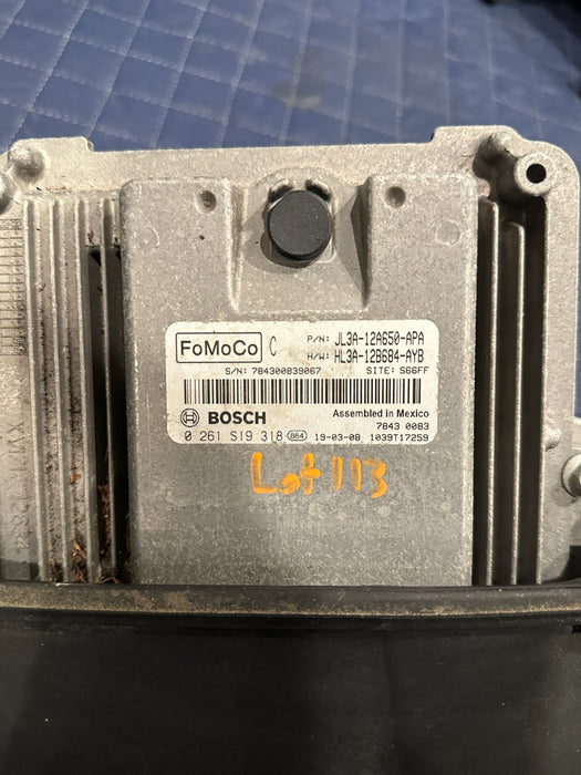 2019 FORD F150 3.5L RAPTOR ECU BCM & KEY ENGINE BODY CONTROL UNIT MODULE OEM