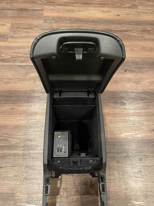 2017 INFINITI Q50 RED SPORT CENTER CONSOLE STORAGE COMPARTMENT OEM *SCRATCHES*