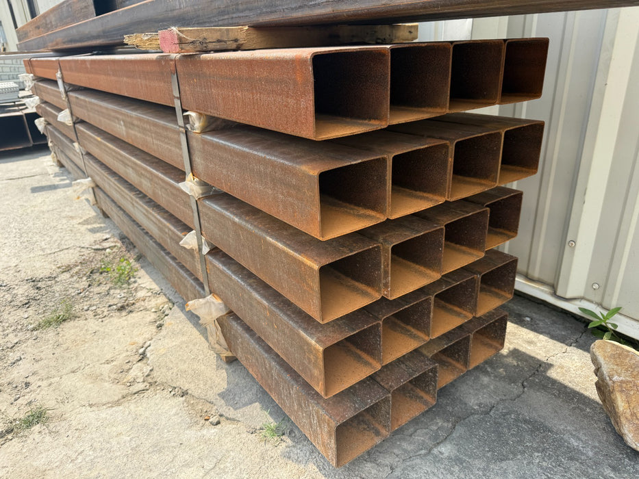 5" X 4" X 12' 11 GAUGE STEEL TUBING (20 PIECES AVAIL)