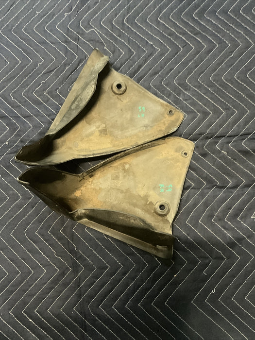 2016 NISSAN 370Z SPLASH GUARD REAR SET OEM 2009-2020