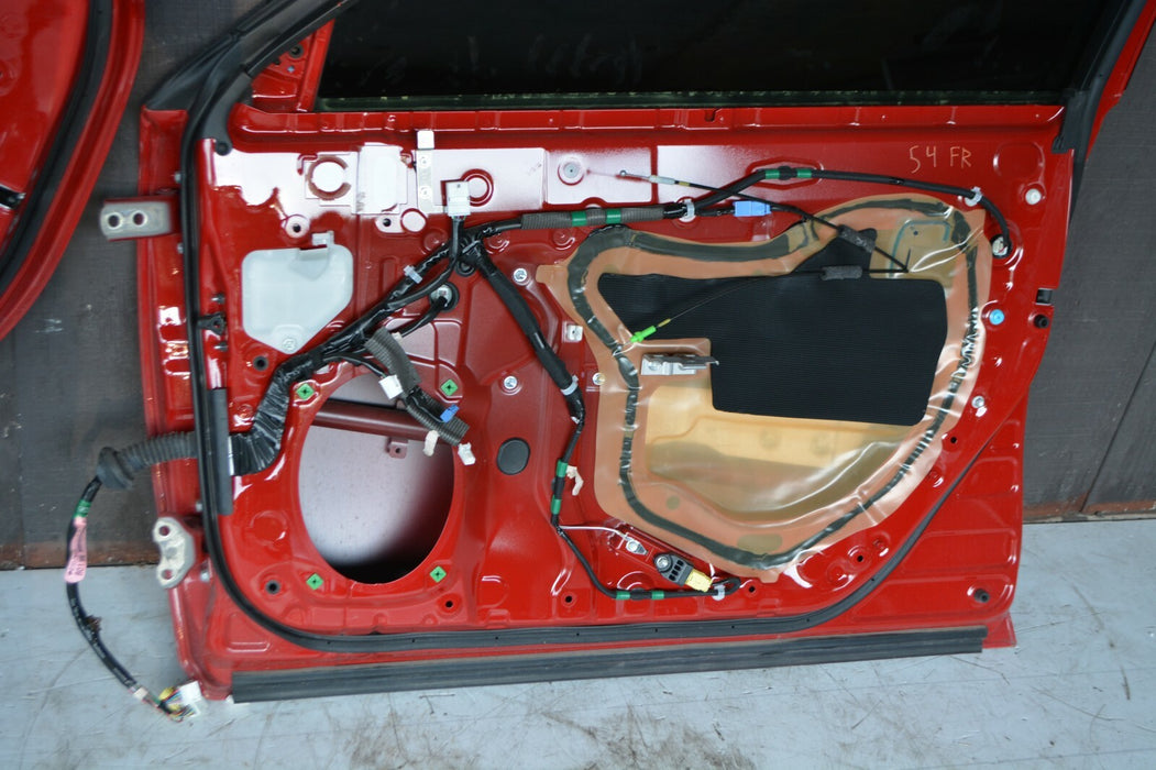 2014 LEXUS CT200H F-SPORT PASSENGER DOOR SHELL FRONT RIGHT RED OEM 2011-2017