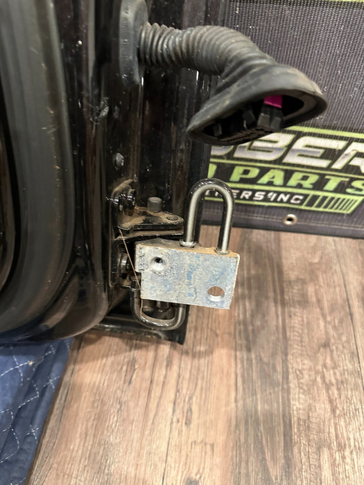 2014 AUDI R8 COUPE OEM LEFT DRIVER DOOR SHELL BLACK PANTHER CRYSTAL ~READ~