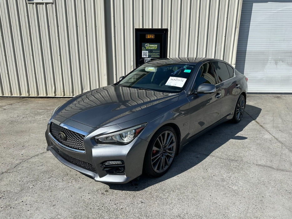 2017 INFINITI Q50 RED SPORT SEDAN DRIVER FENDER GRAY METALLIC (KAD) OEM