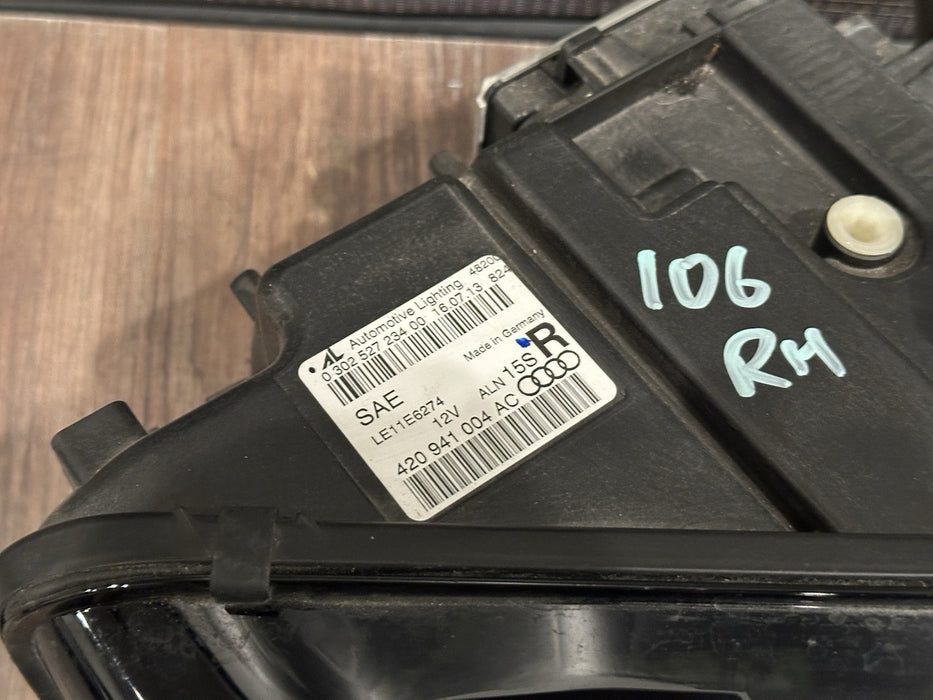 2014 2015 AUDI R8 HEADLIGHT COMPLETE RIGHT PASSENGER SIDE GENUINE 420941004AC