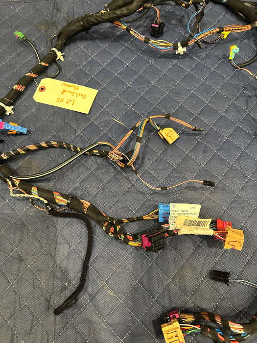 2014 PORSCHE 911 TURBO S DASH DASHBOARD WIRING HARNESS OEM 991.612.501