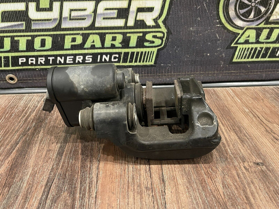 2017 AUDI R8 PLUS REAR LEFT EMERGENCY BRAKE CALIPER W MOTOR & BRAKE PADS OEM 31K