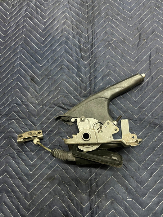 2009-2020 NISSAN 370Z LEATHER EMERGENCY E BRAKE HANDLE LEVER *SCRATCHES*