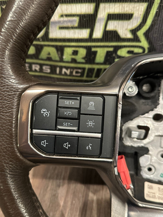 2023 2024 2025 FORD F250 F350 F450 STEERING WHEEL W ADAPTIVE/STEERING CC OEM