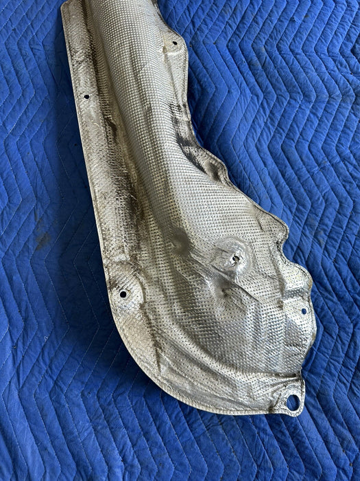 2011 BMW 550i F10 5 SERIE FRONT LEFT SIDE HEAT SHIELD INSULATION COVER OEM