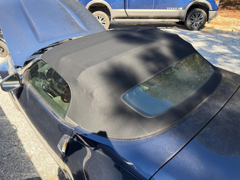 2013 NISSAN 370Z CONVERTIBLE SOFT TOP ASSEMBLY BLACK 11K MILES 2010-2020 *VIDEO*