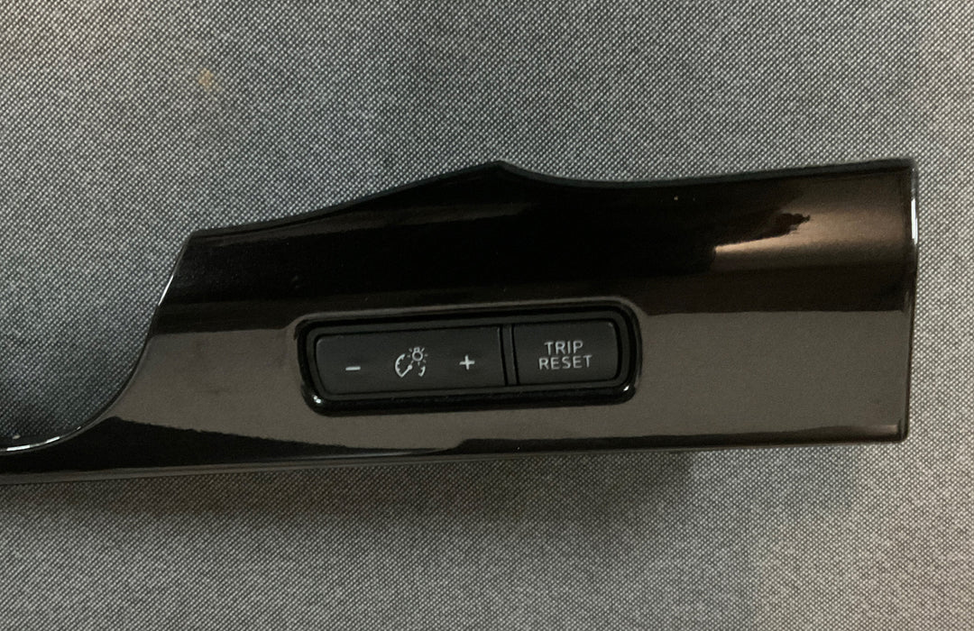 2016-2019 NISSAN TITAN XD INTER BLACK DASH TRIP / LIGHT DIMMER BUTTON TRIM