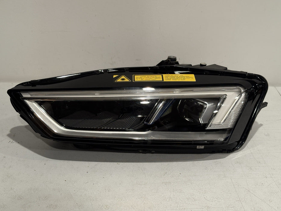 2017 2018 AUDI R8 LED LASER LEFT RIGHT HEADLIGHT PAIR OEM *MINT*