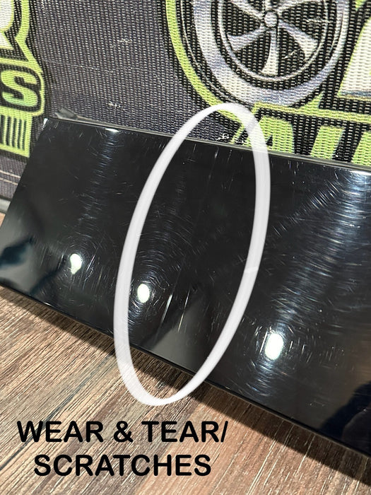 2017-19 FORD F250 F350 F450 REAR RIGHT GLOSS BLACK B PILLAR DOOR TRIM OEM *READ