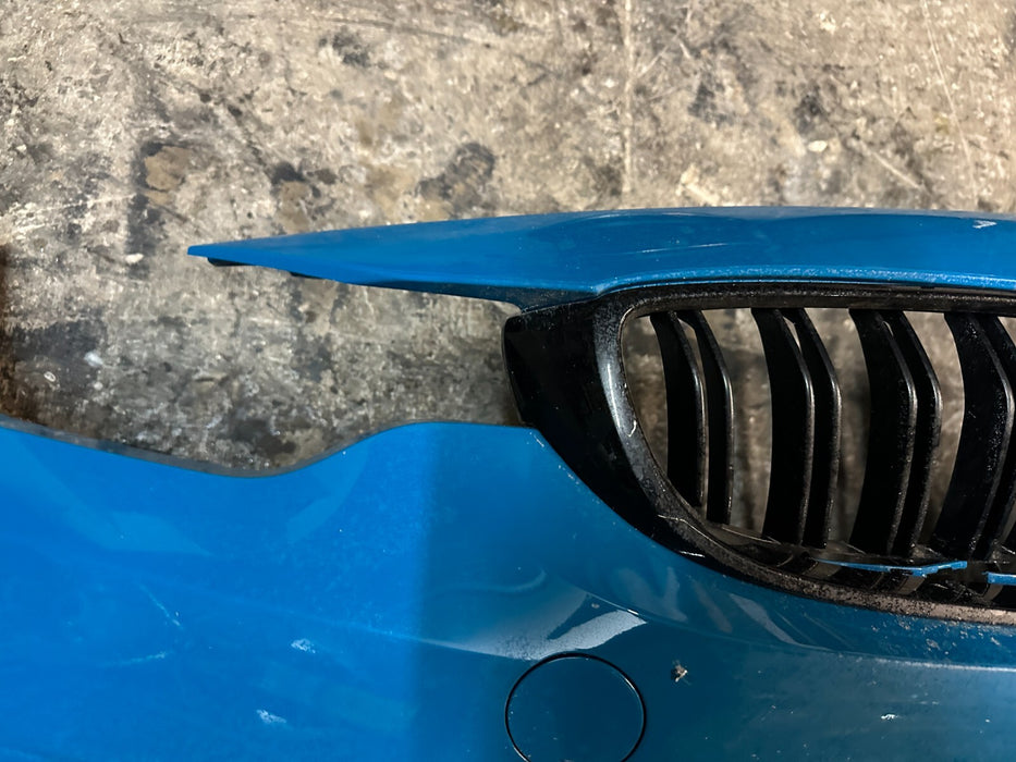 2015-2020 BMW M4 F82 FRONT BUMPER LAGUNA SECA BLUE (448) ~DAMAGE~