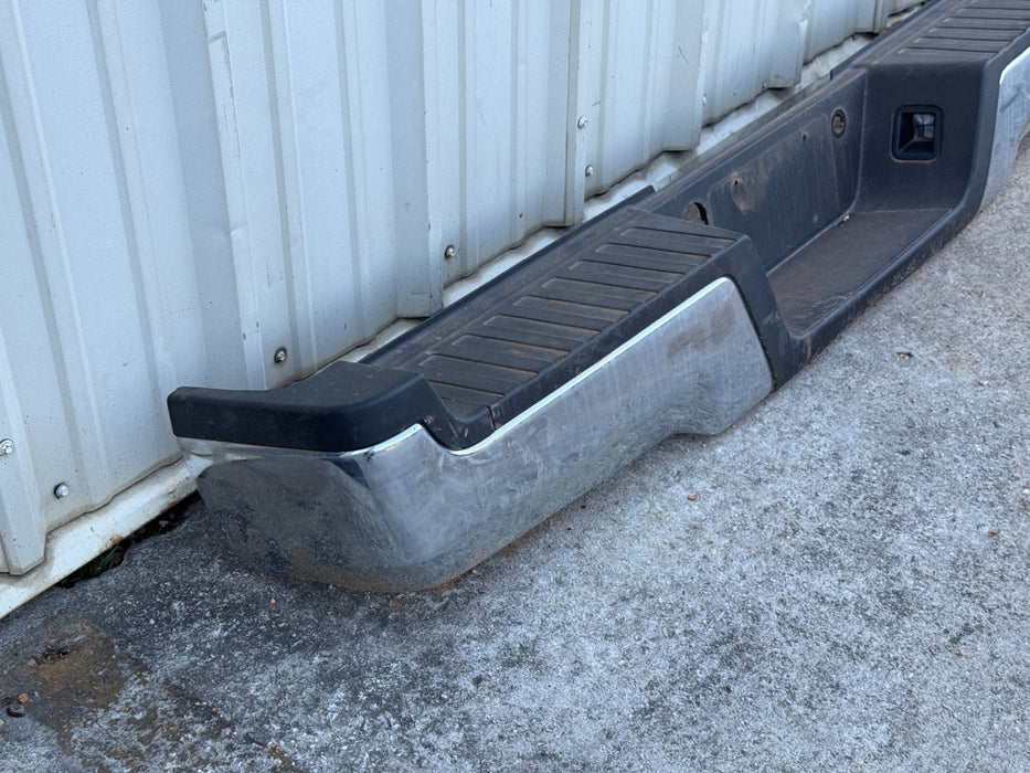 2017-2022 FORD F250 F350 F450 REAR BUMPER CHROME OEM