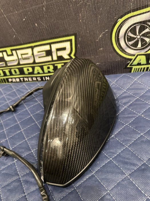 2017-18 AUDI R8 PLUS FRONT LEFT DRIVER DOOR MIRROR ~CARBON FIBER~